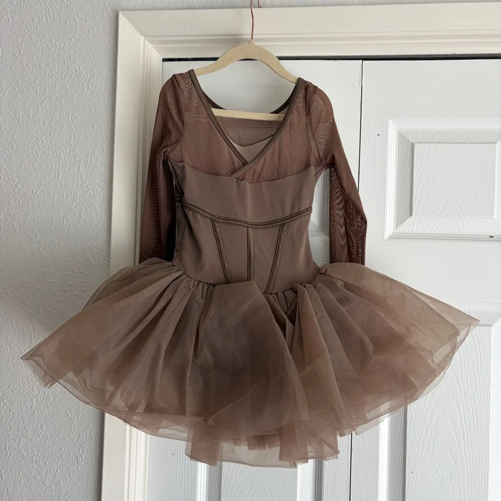 Weissman As It Was Corset Style Tutu Dress Costume Mauve IC 7/8 15911